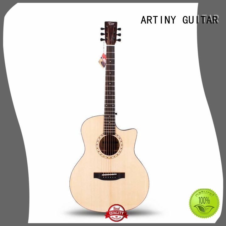 Artiny top acoustic guitars from China for teenager