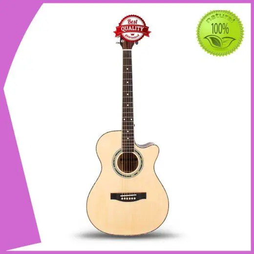 Artiny white gloss finish best acoustic guitar electric bronze