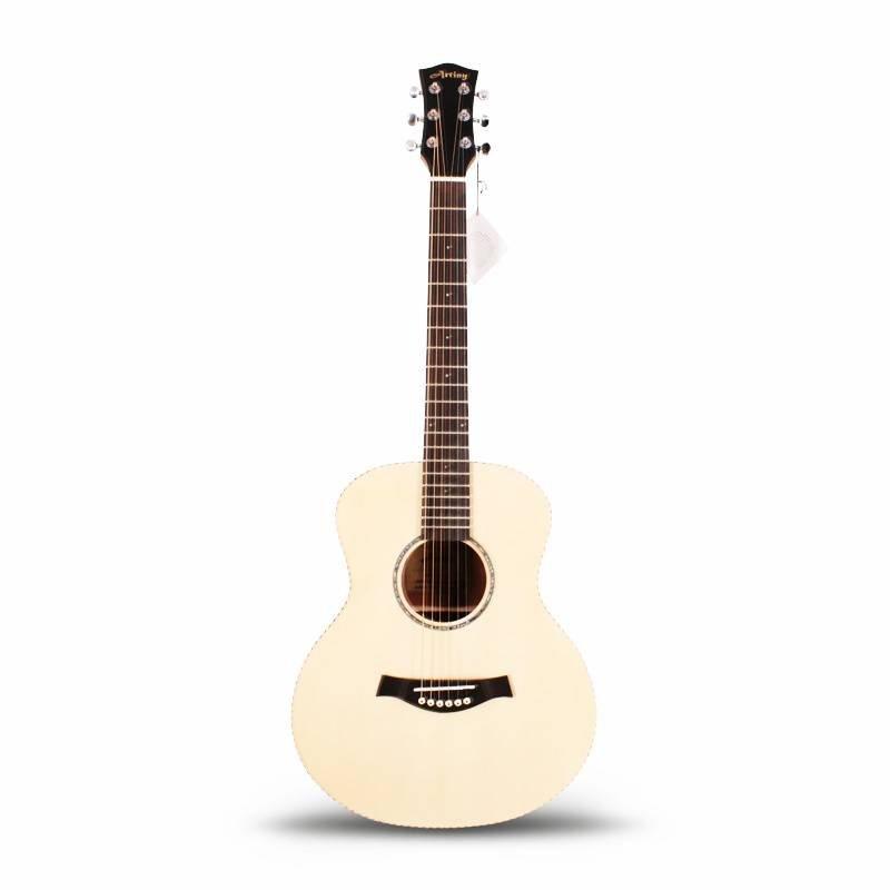 Qteguitar 36 inch acoustic guitar with solid top AT-009