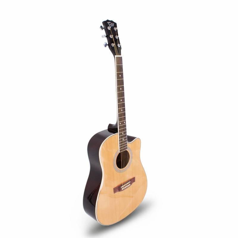 Qteguitar  41 inch linden acoustic guitar QAG23A