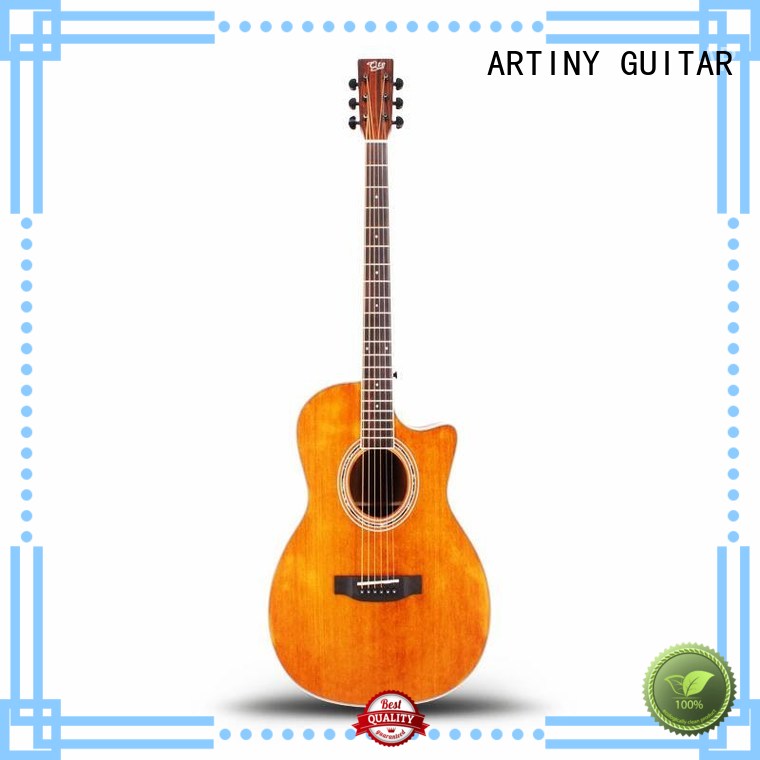 gloss finish acoustic folk Artiny Brand acoustic guitar brands factory