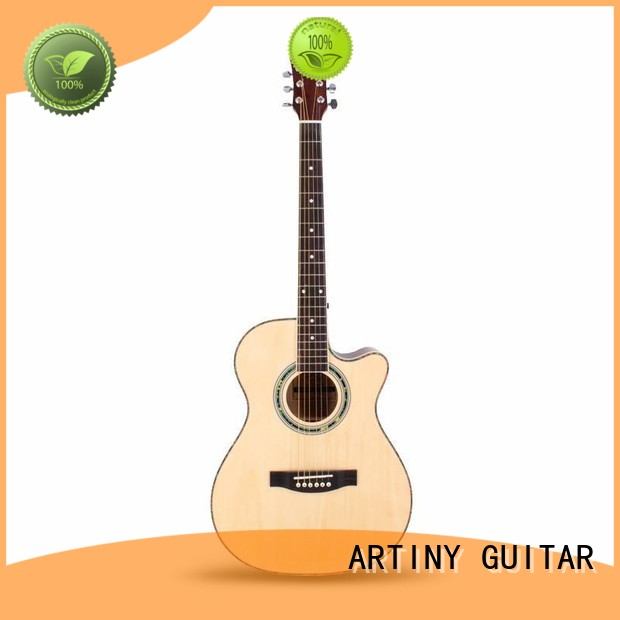 Qteguitar 41 inch linden acoustic guitar QAG23A