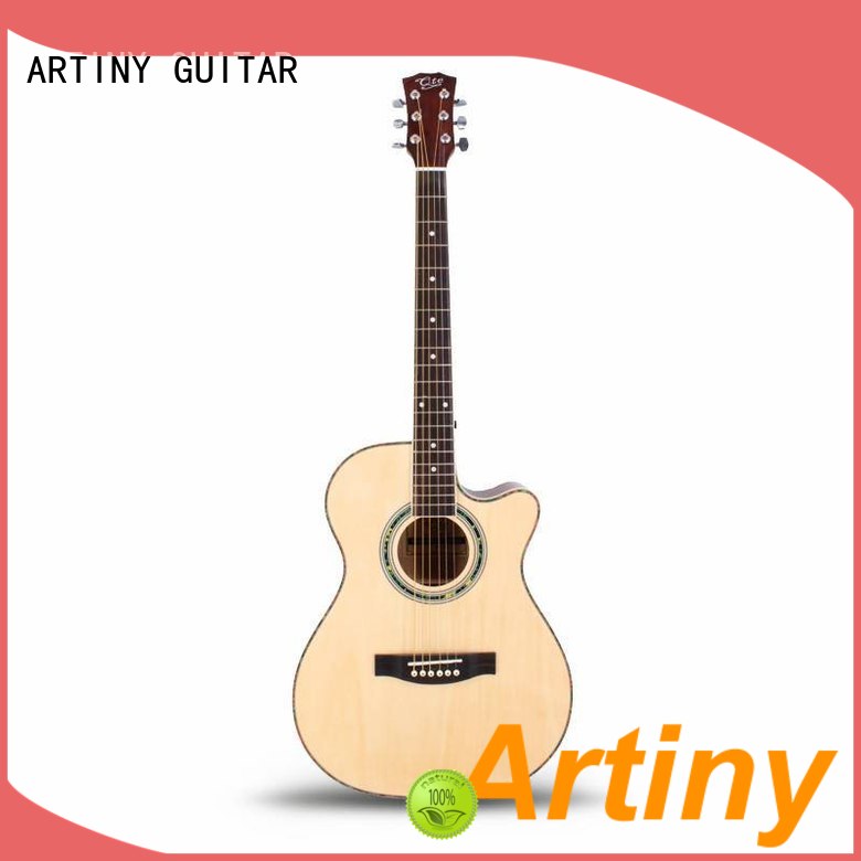 Artiny blue acoustic guitar from China for adults