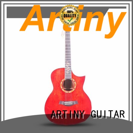 acoustic guitar brands solid top electric engrave Artiny Brand best acoustic guitar