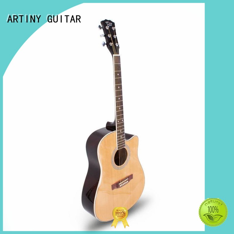 engrave instrument acoustic guitar brands 40 inch burst Artiny Brand