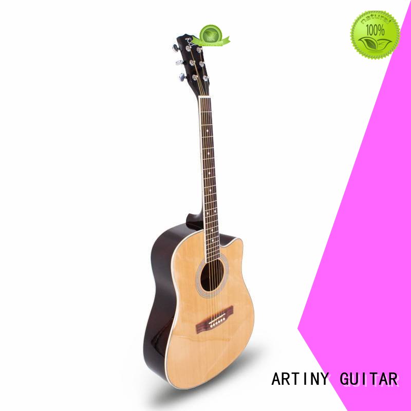 Artiny engrave cheap acoustic guitars customized for teenager