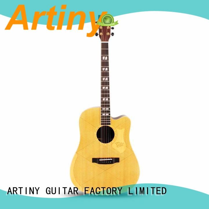 Artiny instrument body linden acoustic guitar brands gloss finish