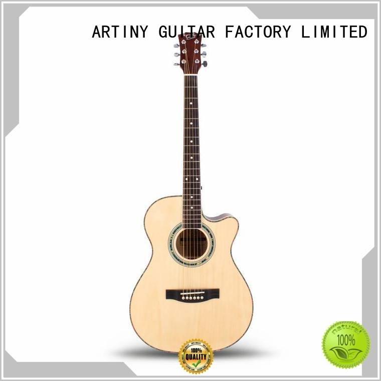 acoustic guitar brands armrest white OEM best acoustic guitar Artiny