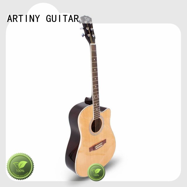 Artiny pink acoustic guitar manufacturer for teenager