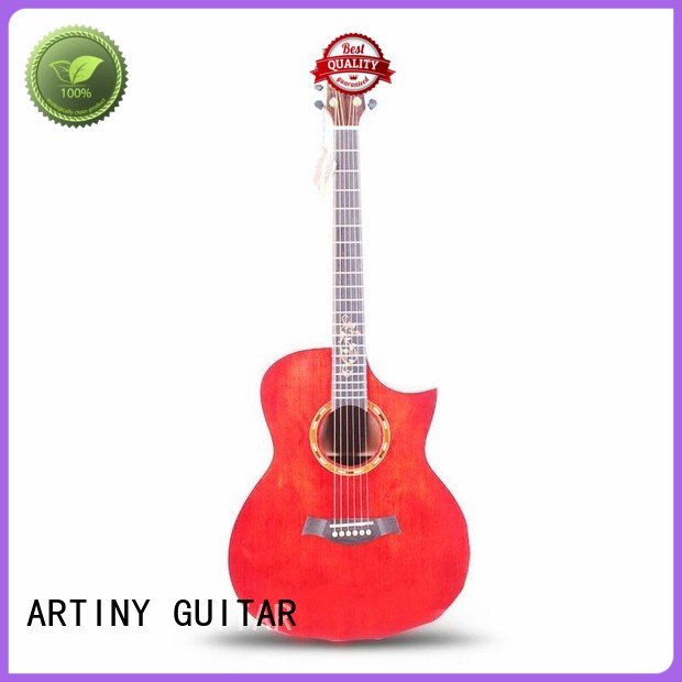 acoustic guitar brands white burst Artiny Brand company