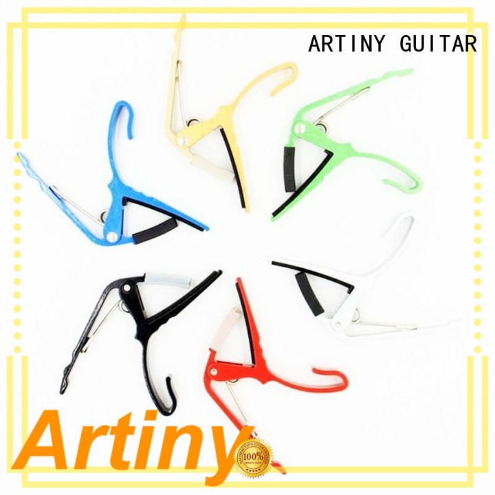 artiny cheap guitar capo difference colors for Acoustic and Electric Guitars Also for Ukulele, Banjo and Mandolin