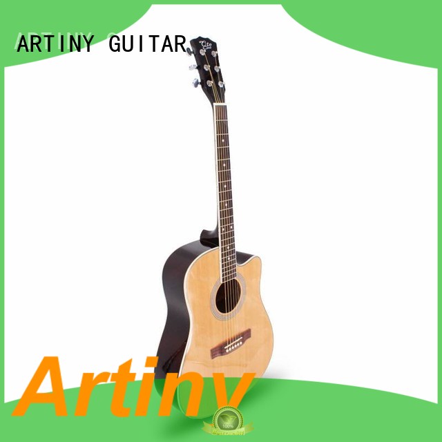 dealer acoustic guitar for beginners red for teen Artiny