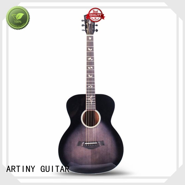 gloss finish instrument 41 inch engrave Artiny Brand best acoustic guitar supplier