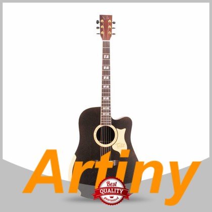 acoustic guitar brands 36 inch solid top white Artiny