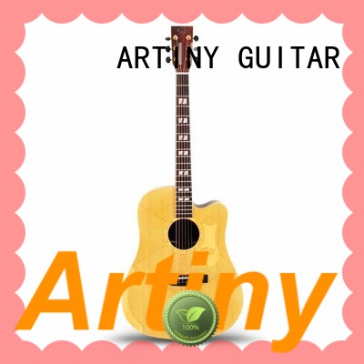 solid affordable acoustic guitars customized for teenager Artiny