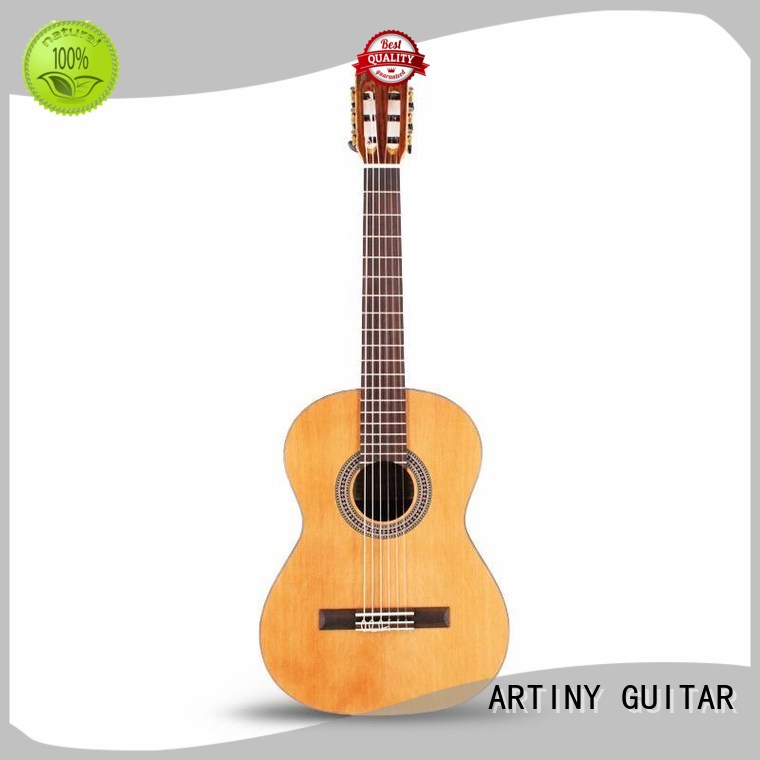 laminate cutaway classical guitar from China for concert Artiny