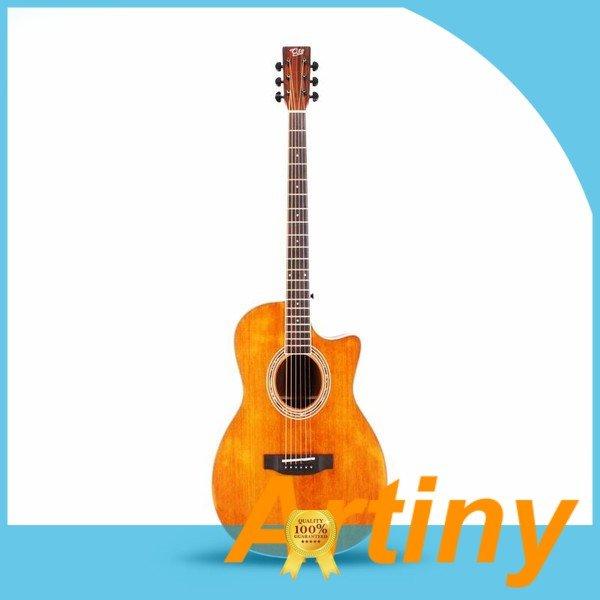 engrave linden guitar Artiny best acoustic guitar