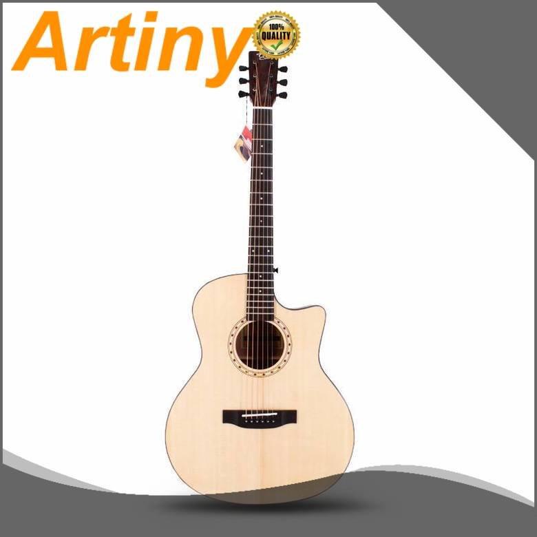 white linden electric best acoustic guitar Artiny