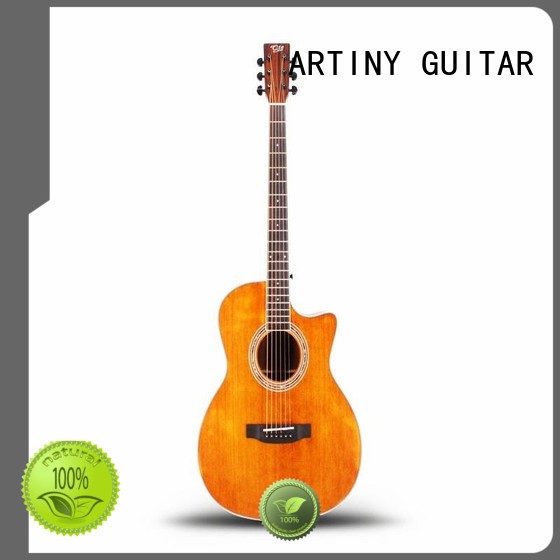 Qteguitar 41 inch body acoustic guitar QAG45YB