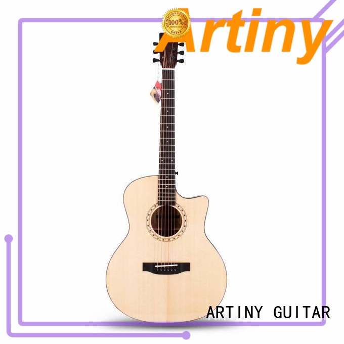 electric black Artiny Brand acoustic guitar brands