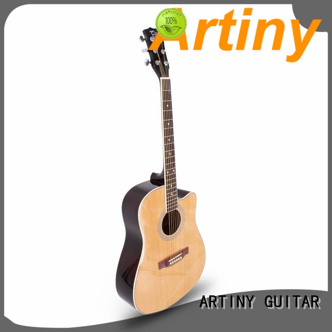 Qteguitar  41 inch linden acoustic guitar QAG23A