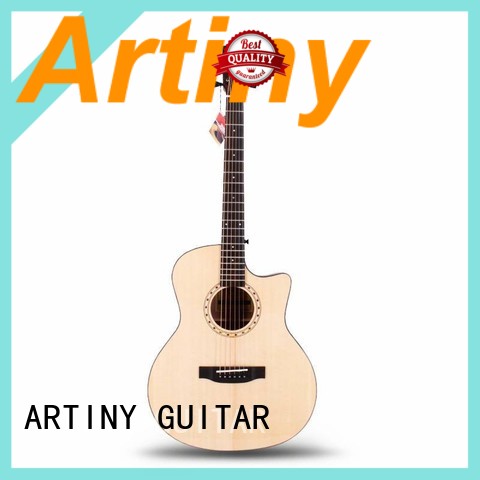 Artiny left handed acoustic guitar series for woman