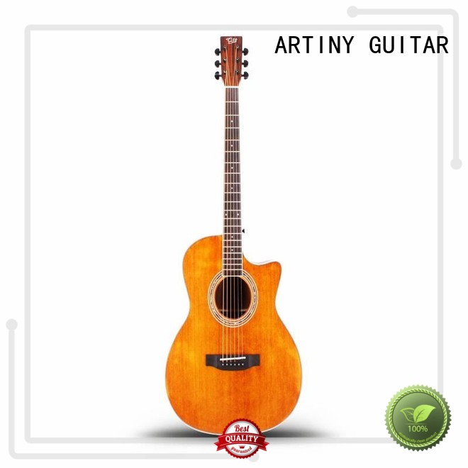 Hot linden best acoustic guitar 36 inch white Artiny Brand