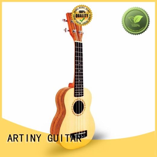 Hot cheap soprano ukulele zebrawood Artiny Brand