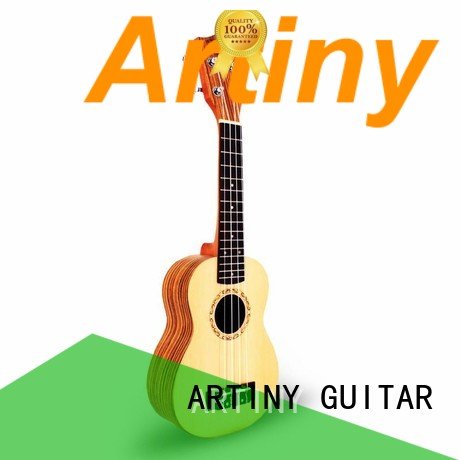 Wholesale zebrawood style cheap soprano ukulele Artiny Brand