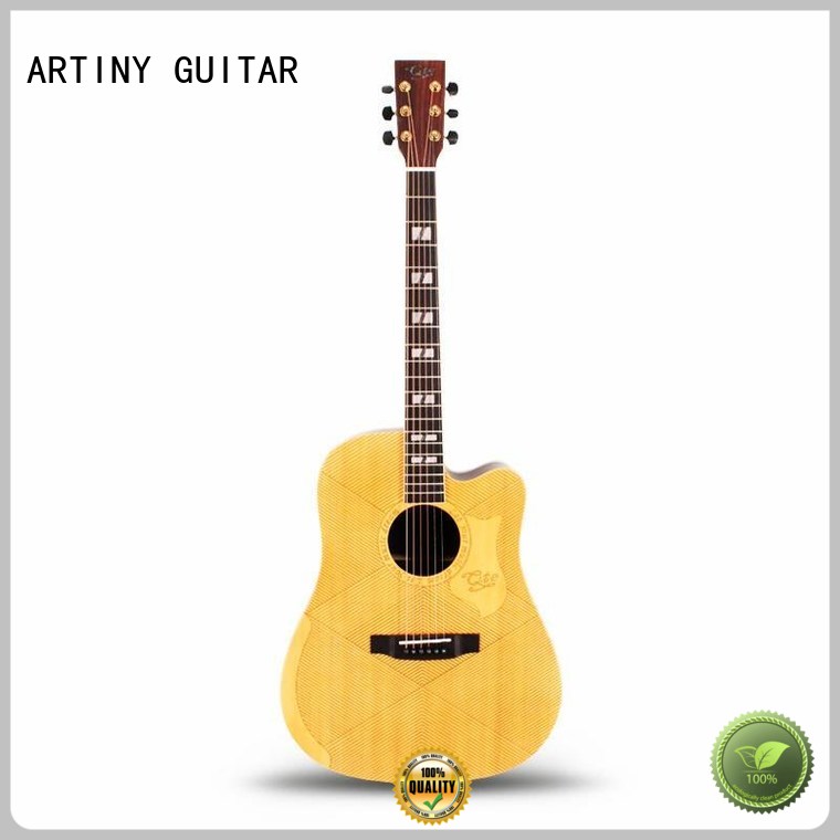 Artiny professional top acoustic guitars from China for teen