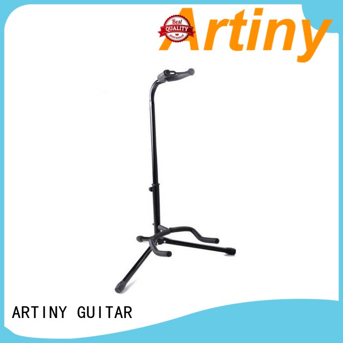 artiny On Stage Black Tripod Guitar Stand, Single Stand