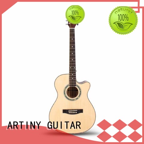 armrest custom acoustic guitars series for teenager