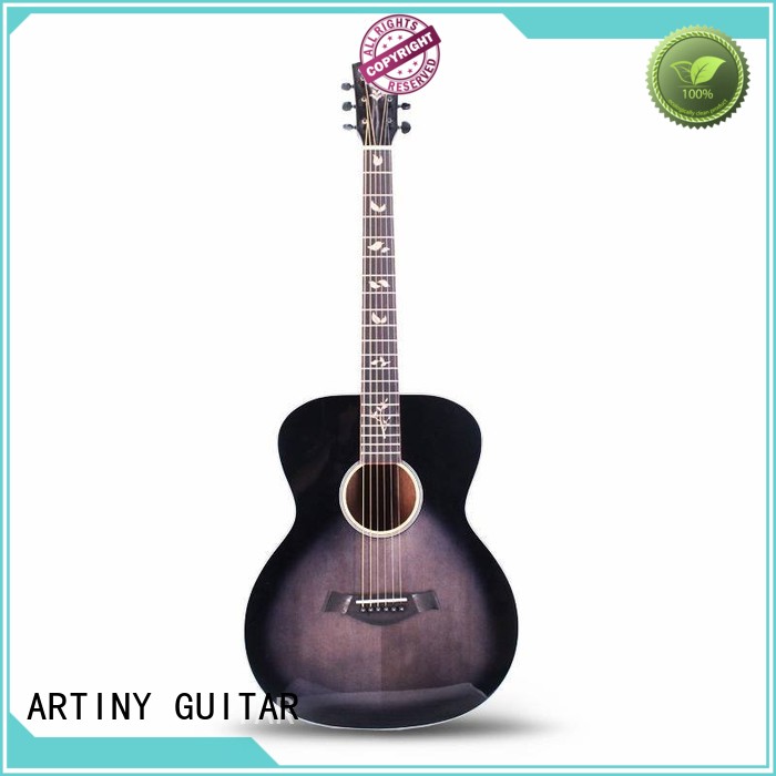 black acoustic guitar from China for woman Artiny