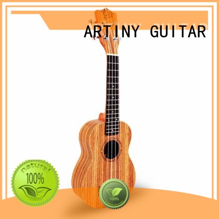 Qte Economic 21 inch  zebrawood saprano ukulele 21B