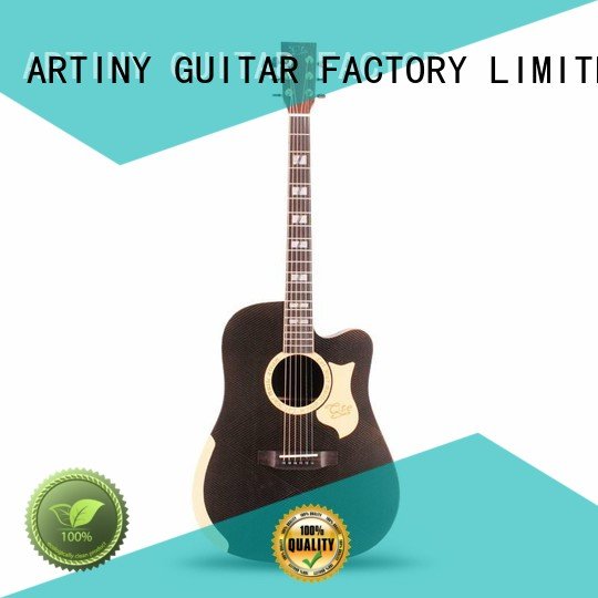 Artiny black acoustic best acoustic guitar armrest burst