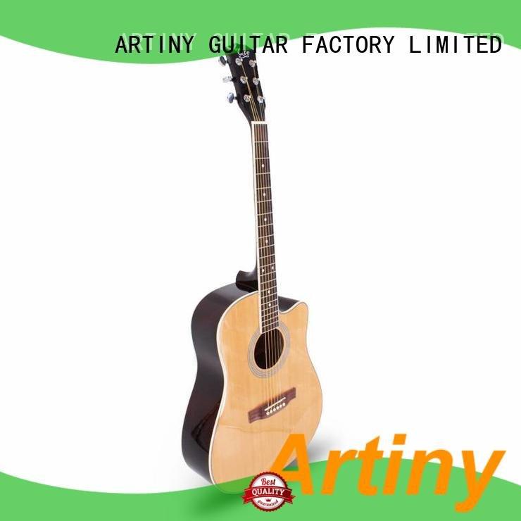 Artiny acoustic guitar brands engrave gloss finish 36 inch