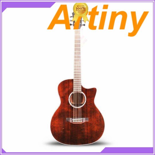 Artiny Brand bronze burst black best acoustic guitar frets