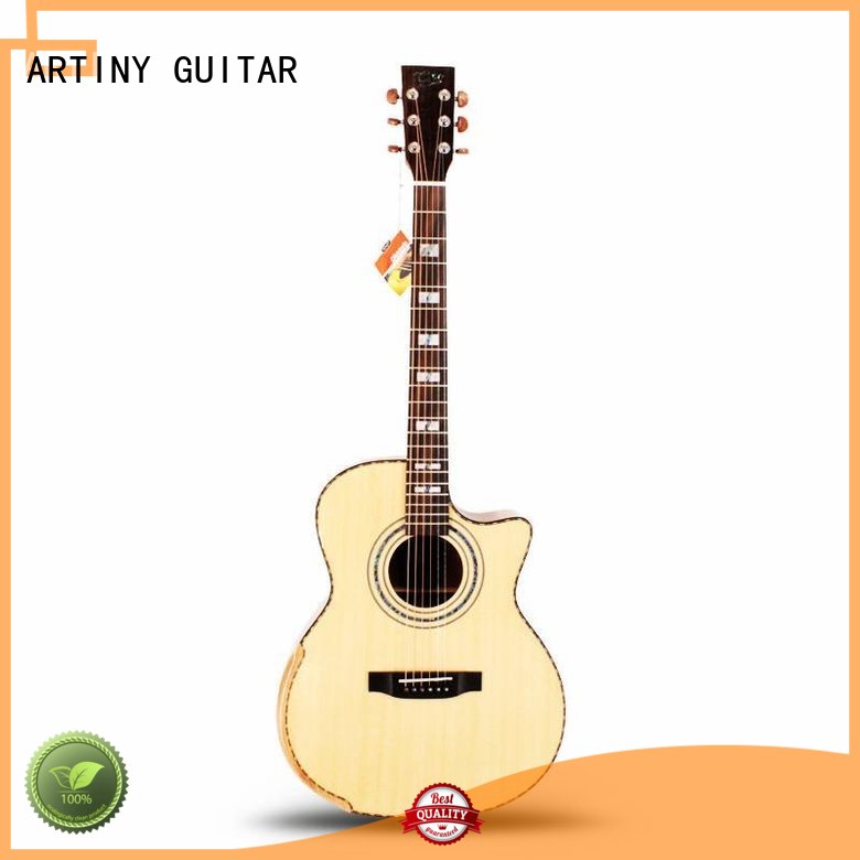 Artiny cheap acoustic guitars customized for man