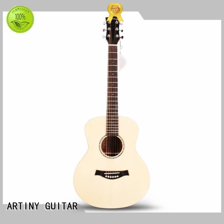 Artiny Brand armrest linden 41 inch acoustic guitar brands white