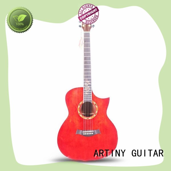 Artiny cutaway cheap acoustic guitars manufacturer for man