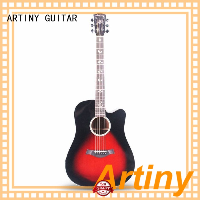 Artiny cutaway buy acoustic guitar online from China for teen