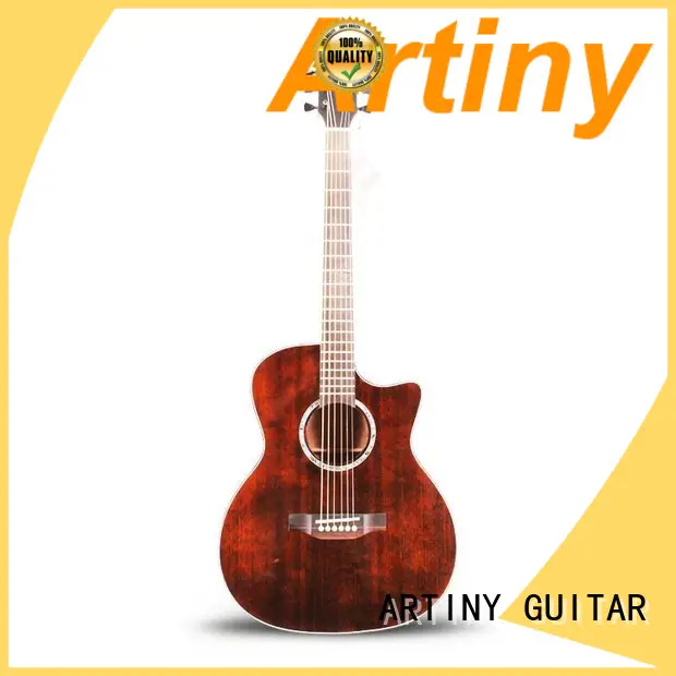 white acoustic guitar brands engrave Artiny company