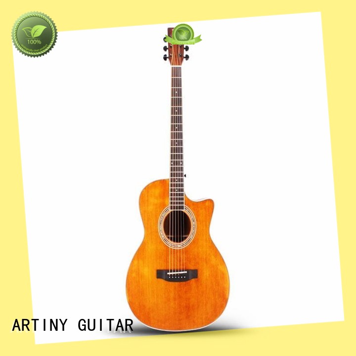 Artiny linden affordable acoustic guitars for woman