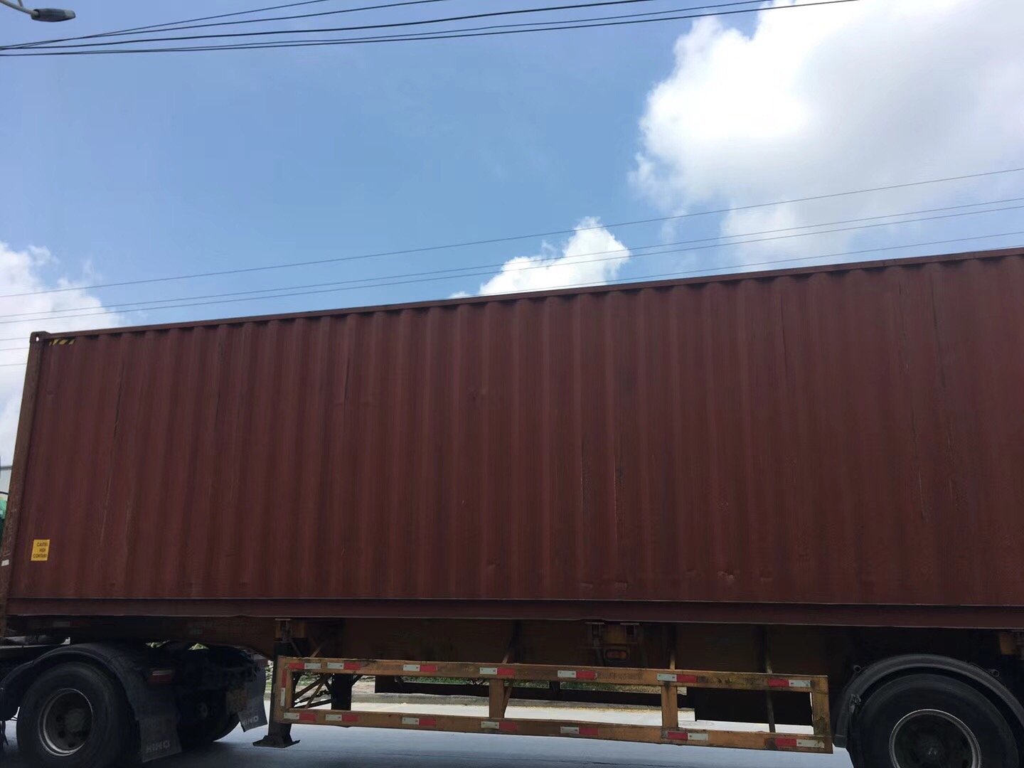 Loading 40HQ container on 15th May 2018