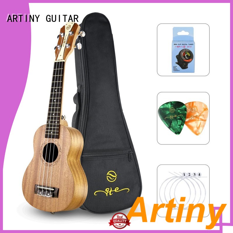 Artiny koa ukulele customized for kids