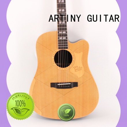 Artiny 40inch good cheap acoustic guitar customized for woman